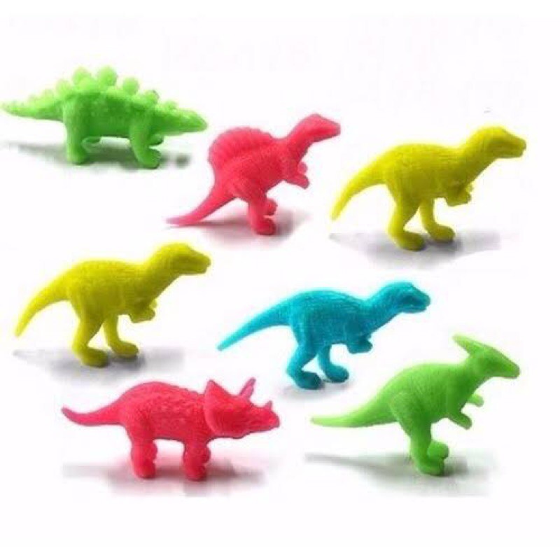 Ovo Squishy Colorido com Mini Dinossauro