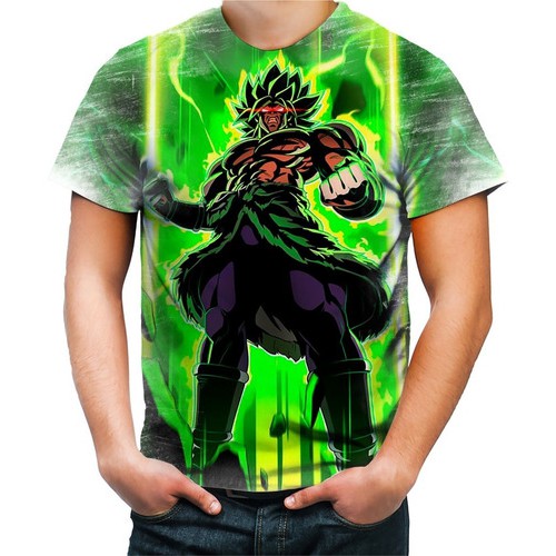 Camiseta Blusa Dragon Ball Super Broly DBS