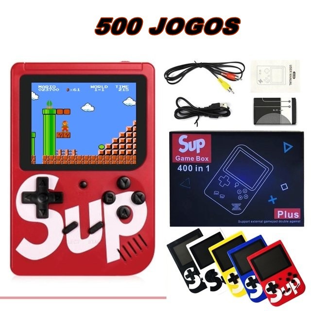 Mini Game Portátil 8 BITS SUP Plus 500 in 1