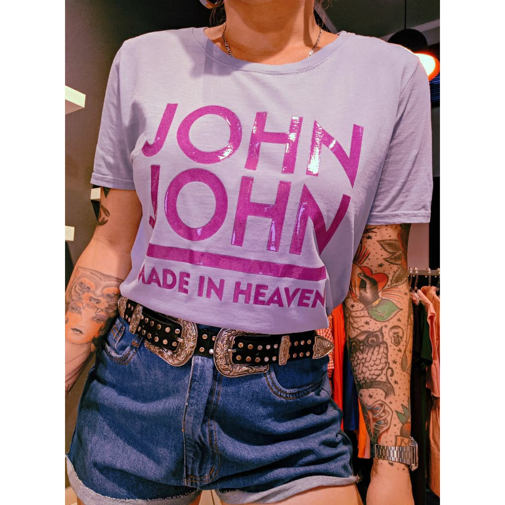 Camiseta John John Feminina - Preto