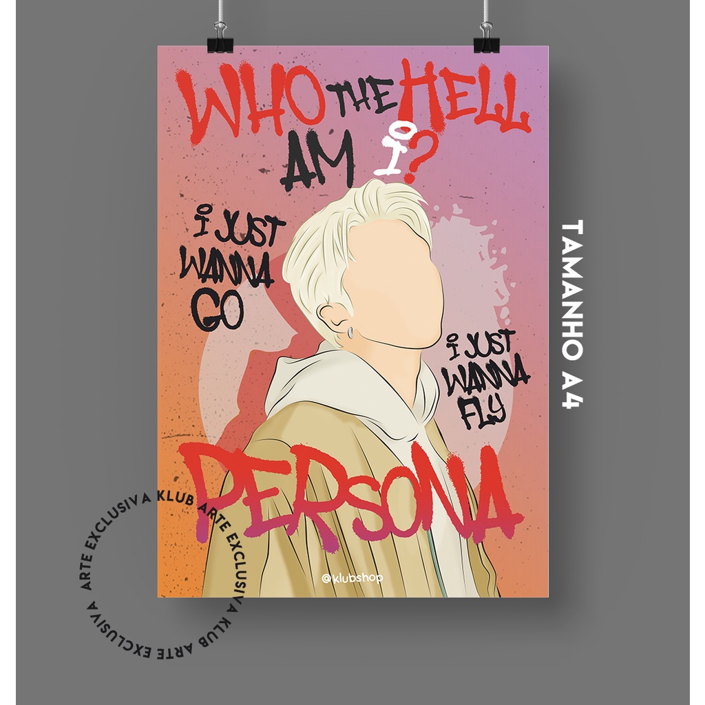 Poster Fanmade KPOP BTS Persona RM