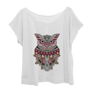 Camiseta Blusa Blusinha T-shirt Estampada Feminina Coruja Plus Size Até G3 (56) Tamanhos Grandes Mulher