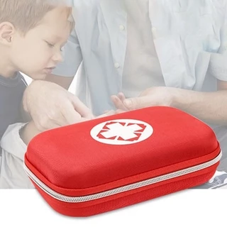 Kit de primeiros socorros ao ar livre portátil Kit de primeiros socorros Caixa de sobrevivência saco de emergência Eva Oxford Travel Home Camping Case