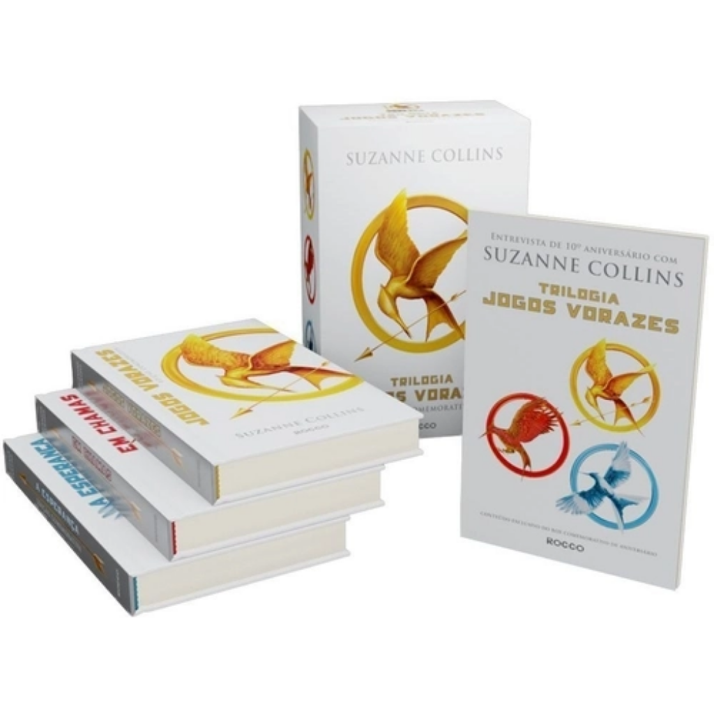 Box Comemorativo Trilogia Jogos Vorazes - 1ª Ed. Capa Branca