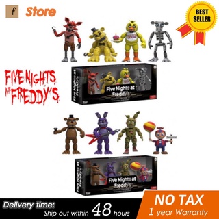 Bonecos do jogo Five Nights 11 – 13 cm, edição de luz negra