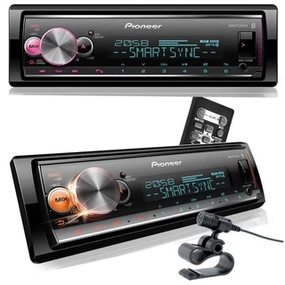 Aparelho de Som Mp3 Pioneer Bluetooth Mvh-x7000br Auto Radio Usb Rms C/ Controle Original