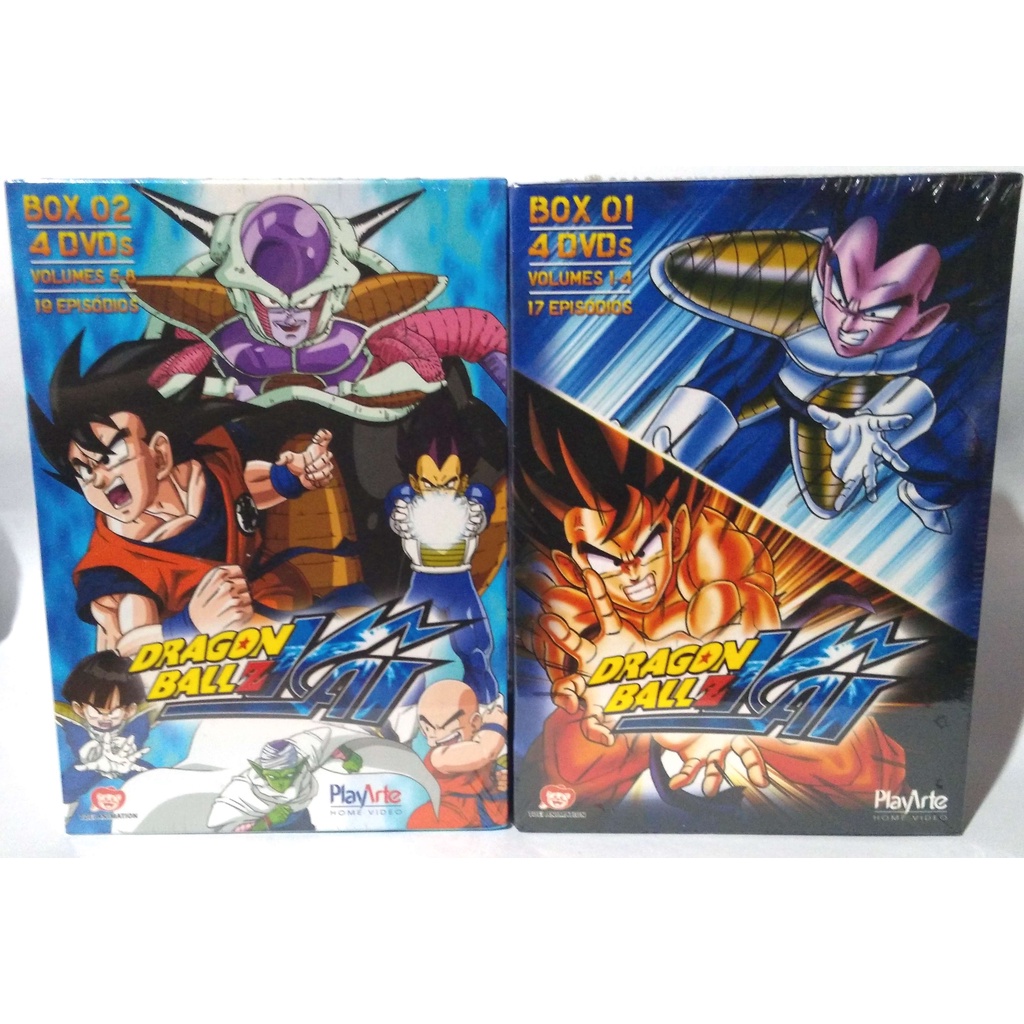 Box Dragon Ball Z Kai - Volume 01 A 08 - Original Lacrado