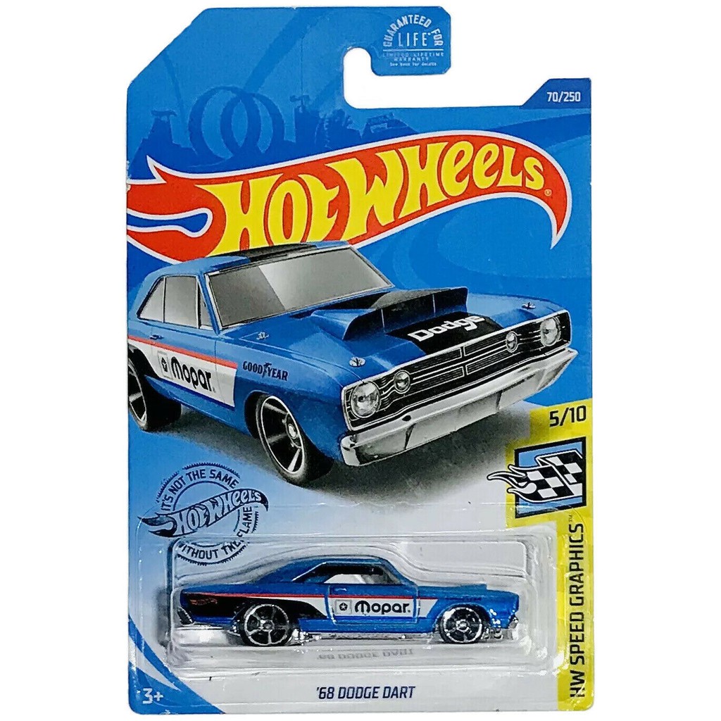 Hot Wheels Dodge Dart '68 Azul 1:64 2020 | Shopee Brasil