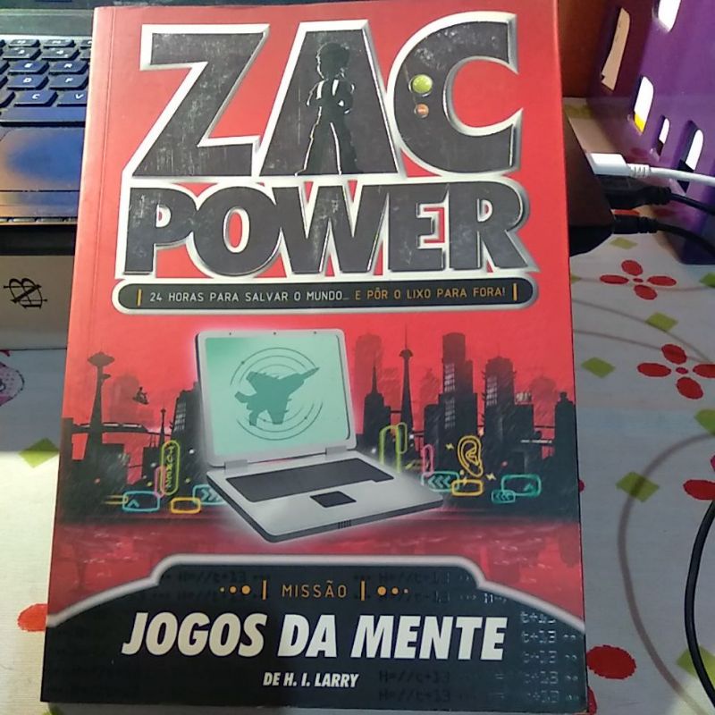 ZAC POWER 03 - JOGOS DA MENTE - Editora Fundamento