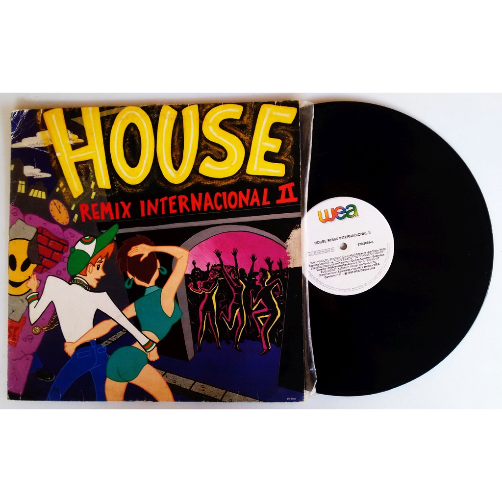 LP House Remix Internacional II Disco De Vinil Raro Para DJ Erasure ...