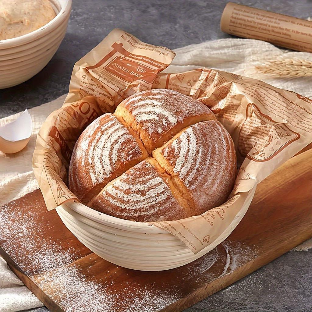 Cesta De Prova De Pão Redonda De 1 Peça , Fermentação De Rotim Basket , Baking Ferramentas , De Cozinha , Acessórios Decoração Da Fazenda De
