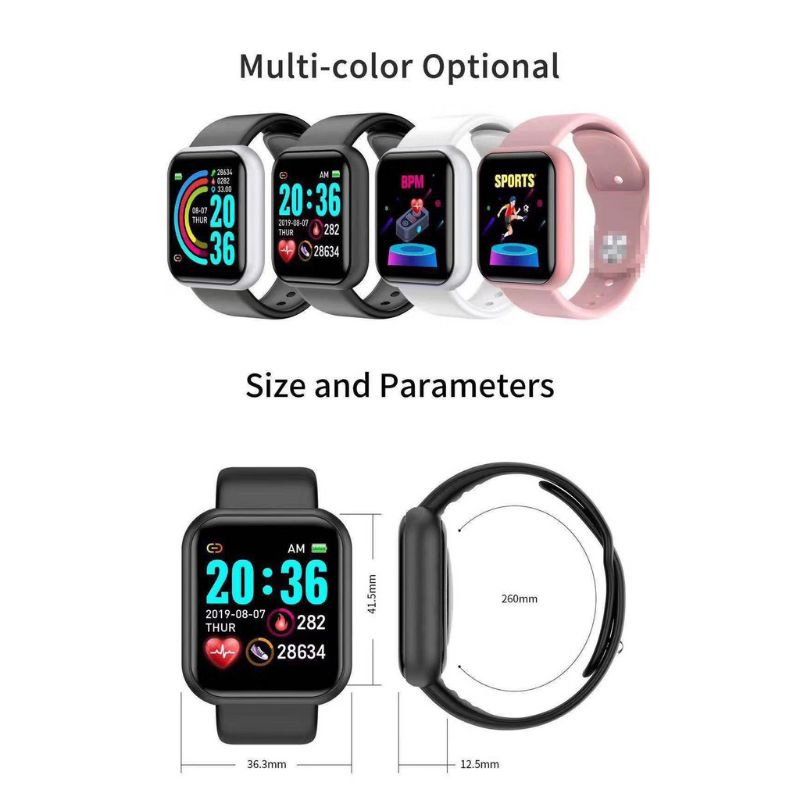 Rel Gio Smartwatch Y D Rel Gio Inteligente Esportivo Android Monitora Frequ Shopee Brasil