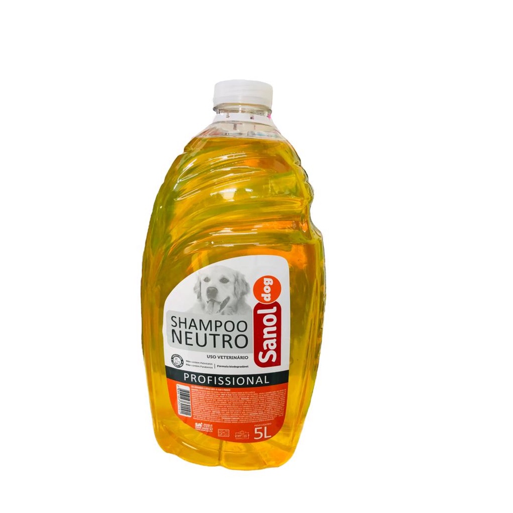 Shampoo Sanol Dog Neutro Caes e Gatos Galão 5 Litros Shopee Brasil