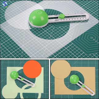 Combo Cutter Rotativo + Base De Corte Tabla A1 90x60 Cm Color Verde