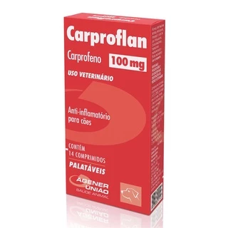 Carproflan 100mg 14 Comprimidos Carprofeno para Cães Agener