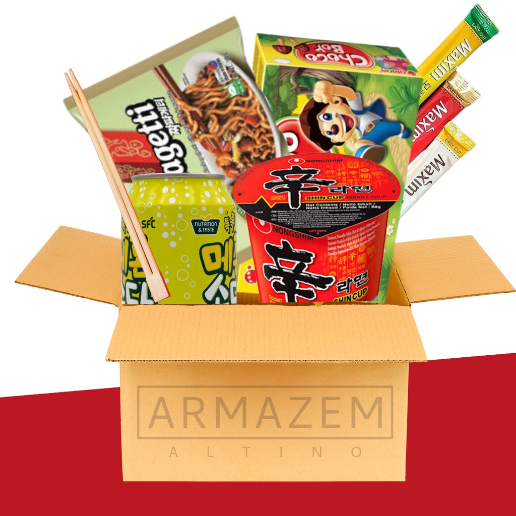 Korea box com 8 Itens - Box Coreano | Shopee Brasil