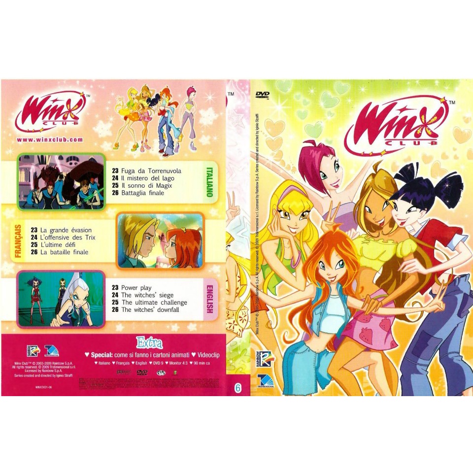 DVD O Clube da Winx (2004) 8 Temporadas Dublado | Shopee Brasil