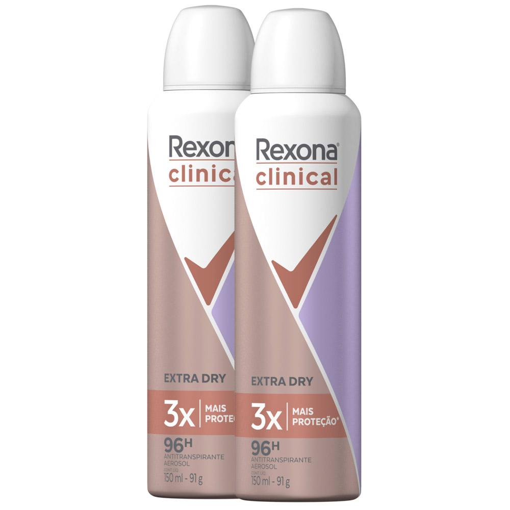 Desodorante Aerosol Rexona 150ML Clinical Feminino Classic - CORPORAL,  Higiene e Cuidados, Desodorantes Aerosol- na Loja AKAI