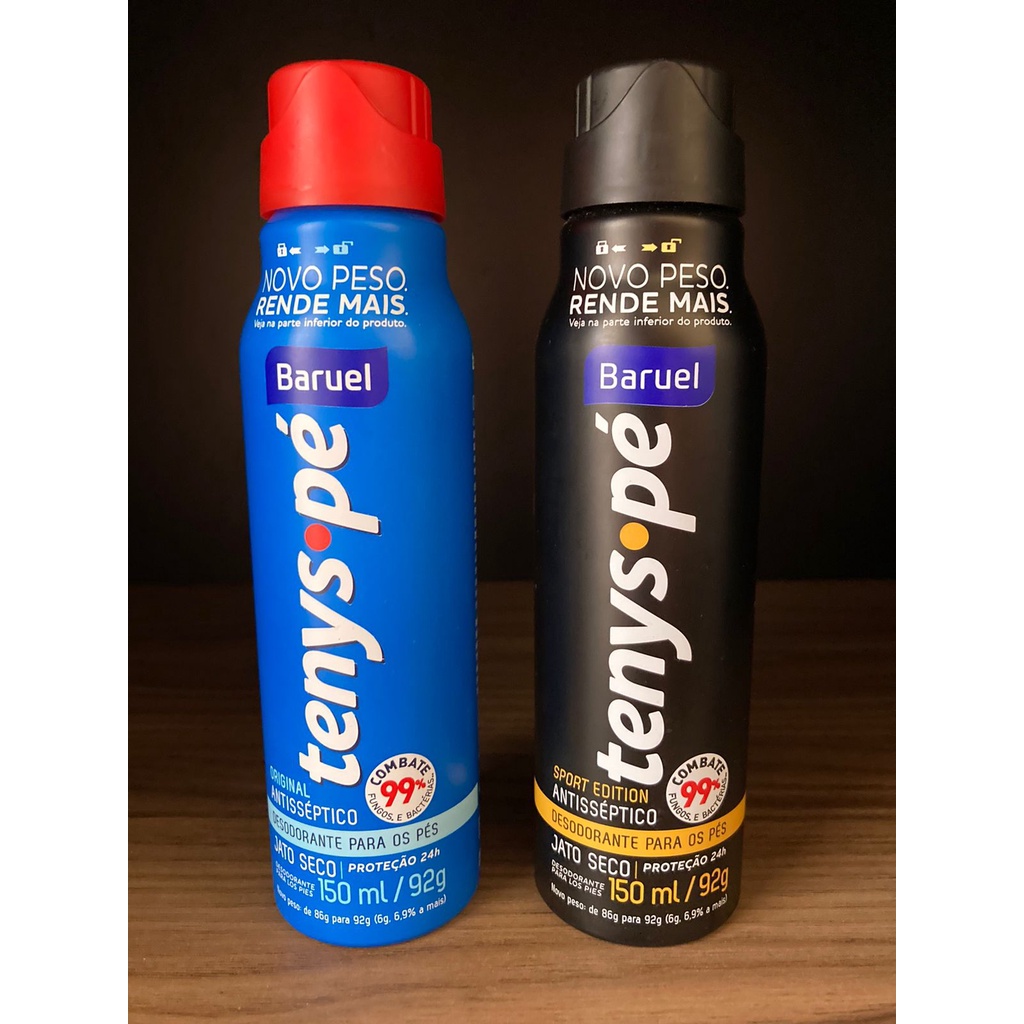 Desodorante para os Pés Tenys Pé - Jato Seco Baruel - 150ML
