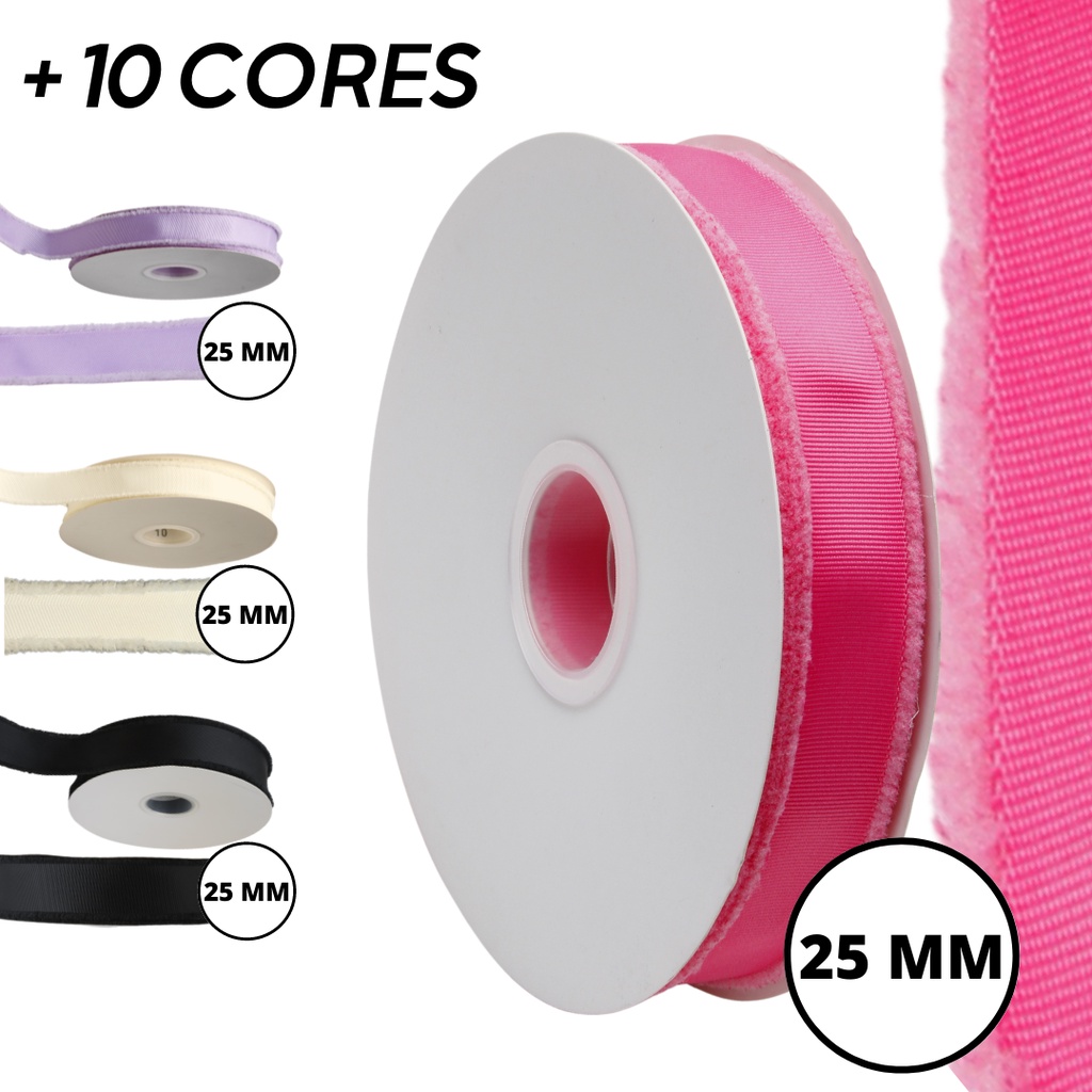 CHiffon ribbon hot pink