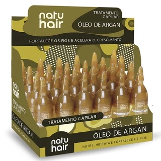 Ampola de Tratamento Capilar Óleo de Argan Natuhair 10ml - (6 UN)