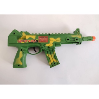Arminha Brinquedo Pistola Luz E Som Verde Camuflada Laser - Desconto no  Preço