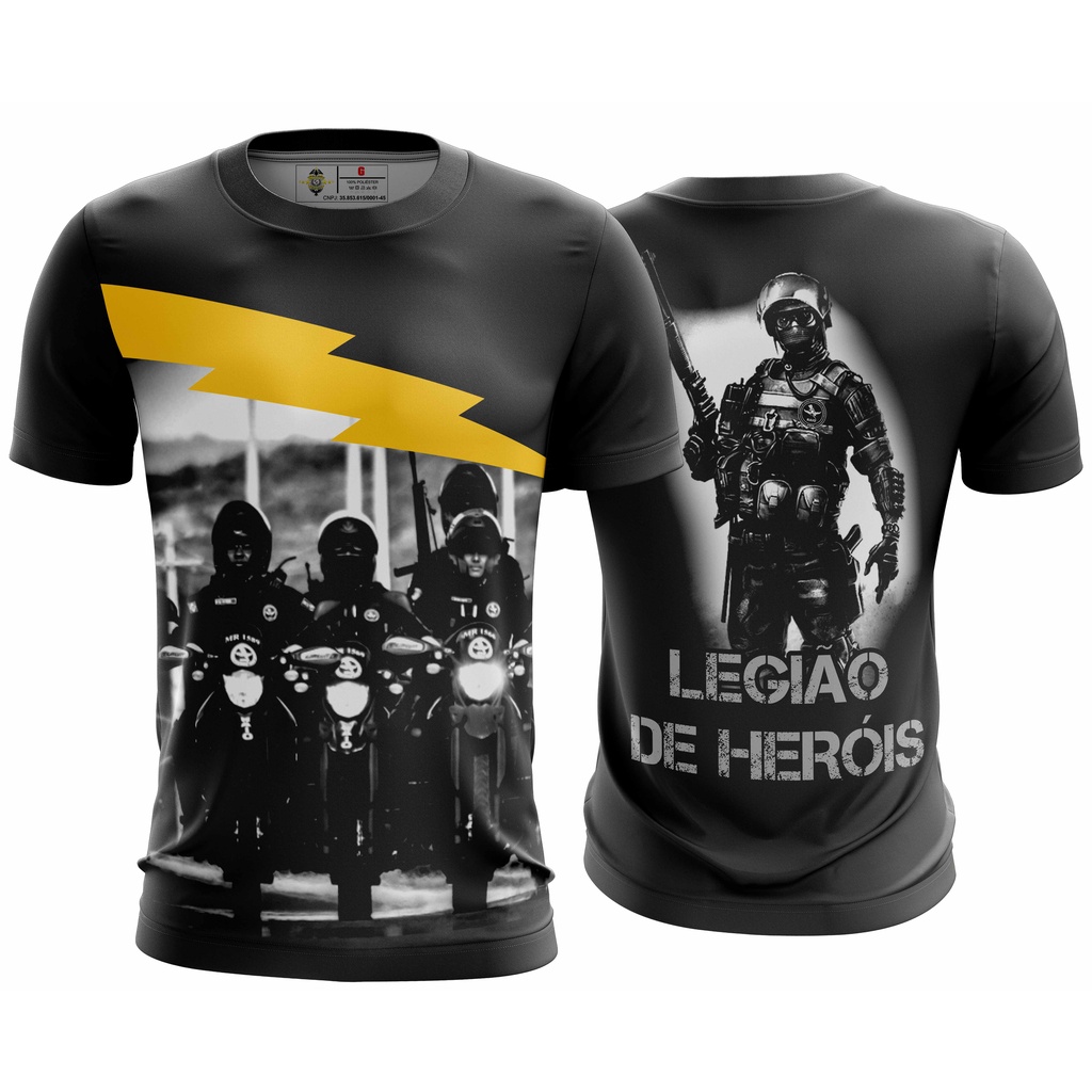 Camisa Camiseta Raio Pmce-rai (uso Liberado)