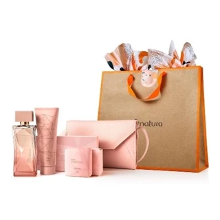 Kit presente Essencial Feminino Com Bolsa Tiracolo
