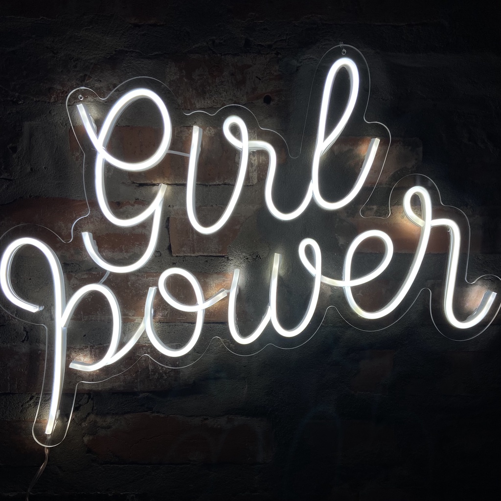 Placa Neon Led - GIRL POWER 35X50cm | Shopee Brasil