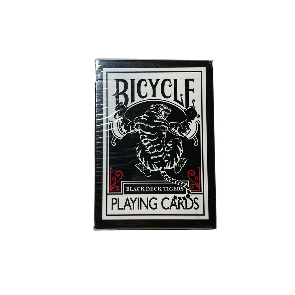 OHIO Bicycle black tiger white pips 1デック - トランプ