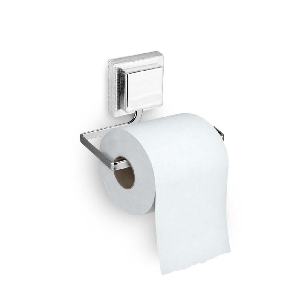 Porta Rolo De Papel Higiênico Cromado Com Fixação Adesiva 3M | Shopee ...
