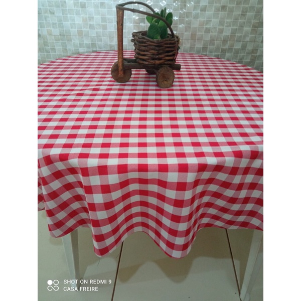 LIUYI Estilo rural simples e generoso toalha de mesa de jantar em casa  restaurante retangular/redondo piquenique xadrez pano toalha de mesa xadrez  vermelha (cor: 1, tamanho: quadrado 140x140cm)