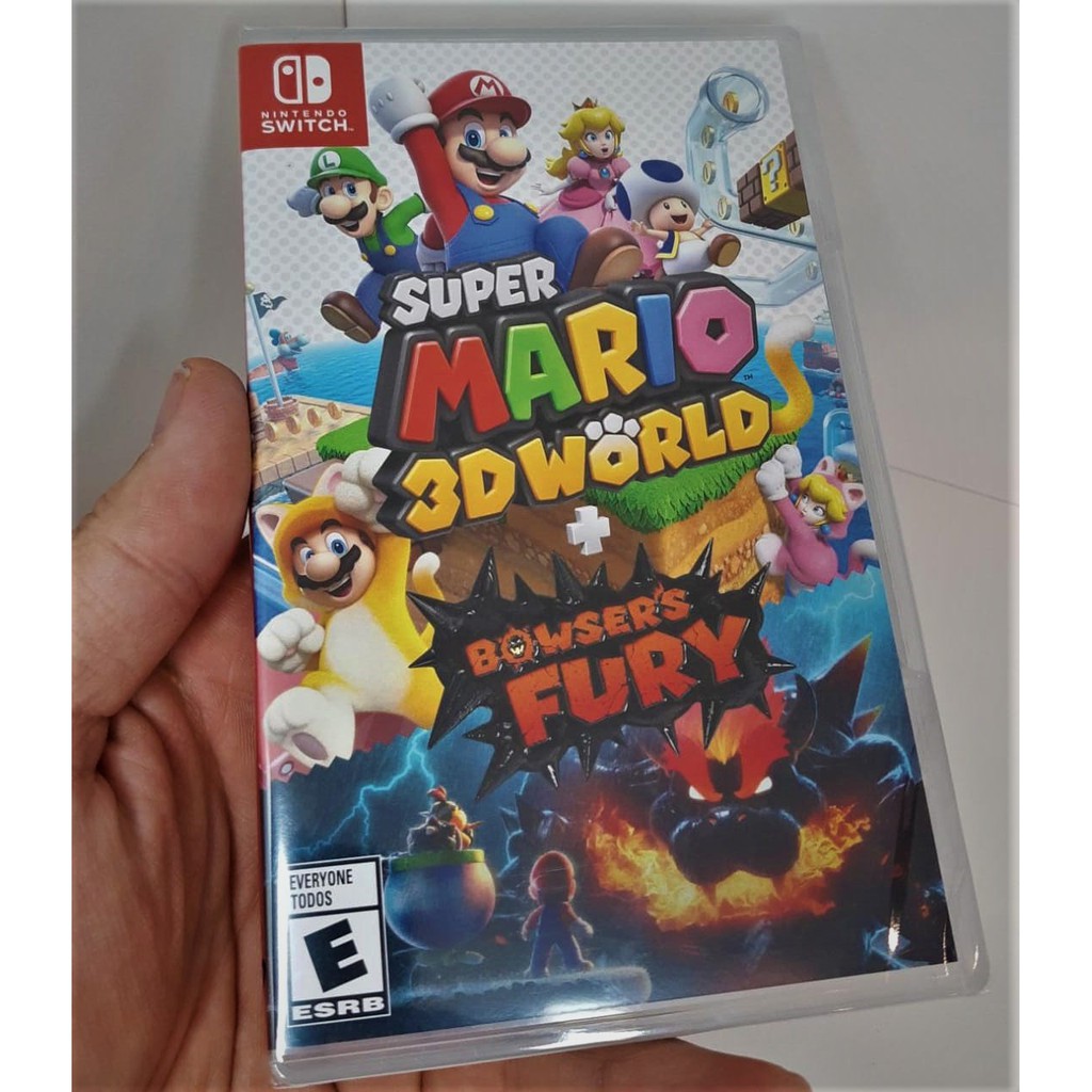 Super Mario 3D world nintendo Switch + base 3d pra dispor os jogos -  Videogames - Uvaranas, Ponta Grossa 1250765370