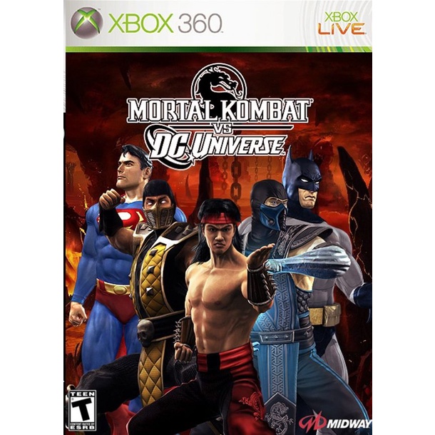 Jeu Xbox 360 Mortal Kombat VS DC Universe - Complet - État Correct, Fonctionnel