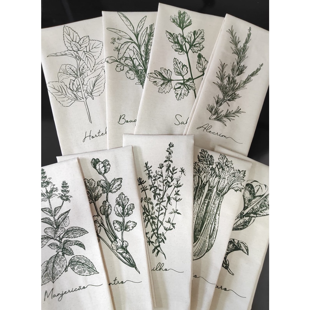 Pano de prato cru grande 45x72 cm estampado 100% Algodão moderno minimalista alta absorção