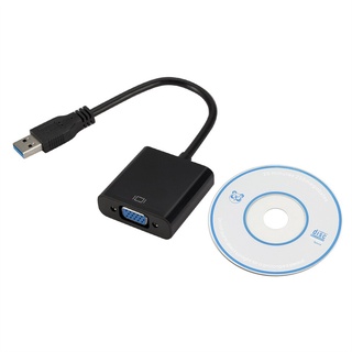 Adaptador USB 3.0 a HDMI, convertidor de vídeo multimonitor para PC  portátil Windows 7/8/10