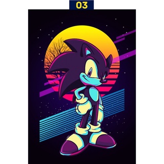 Placa Decorativa - Sonic Mod. 02