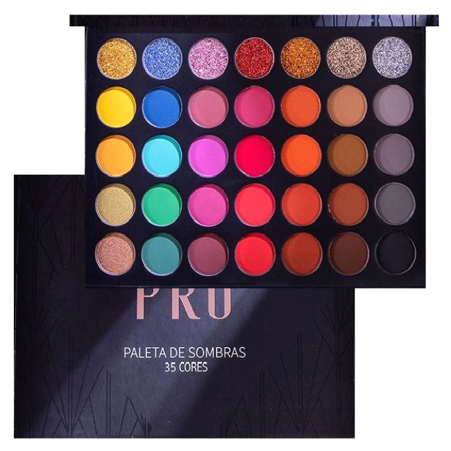 Paleta de Sombras Profissional Longa Duração | Shopee Brasil