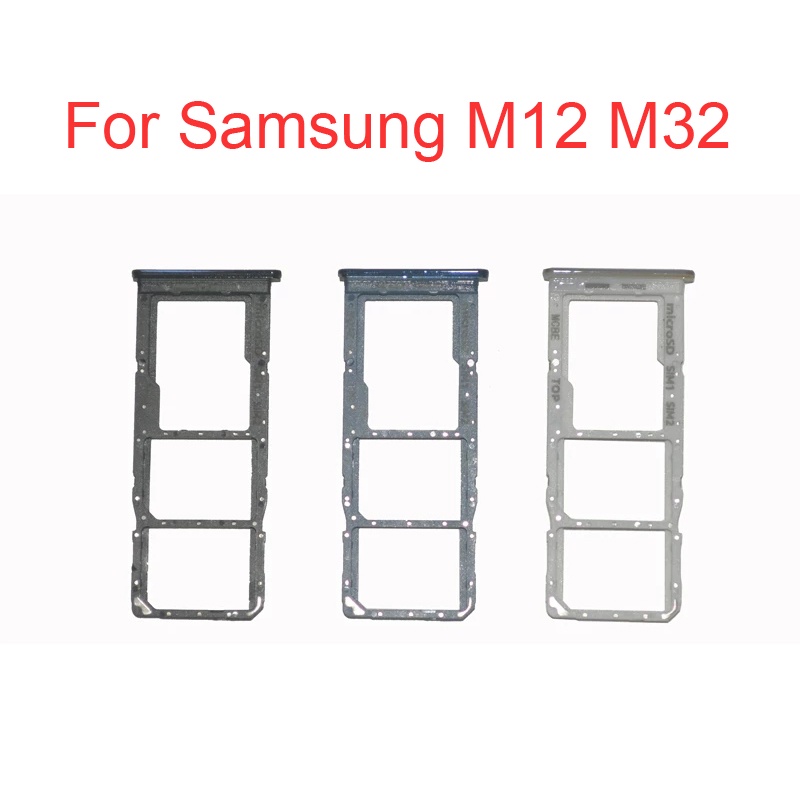 Slot Gaveta Bandeja De Chip SIM Card Para Samsung Galaxy M12 M32