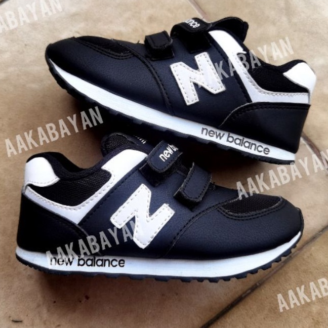 new balance T nis Infantil Sapatos NB Novo Equil brio Cl ssico Preto Branco velcro Adesivo Menino Menina 21 35