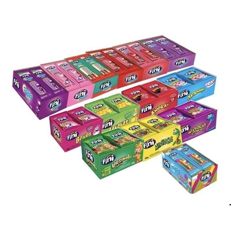 Bala Fini Display Com 12 Unidades Vários Sabores | Shopee Brasil
