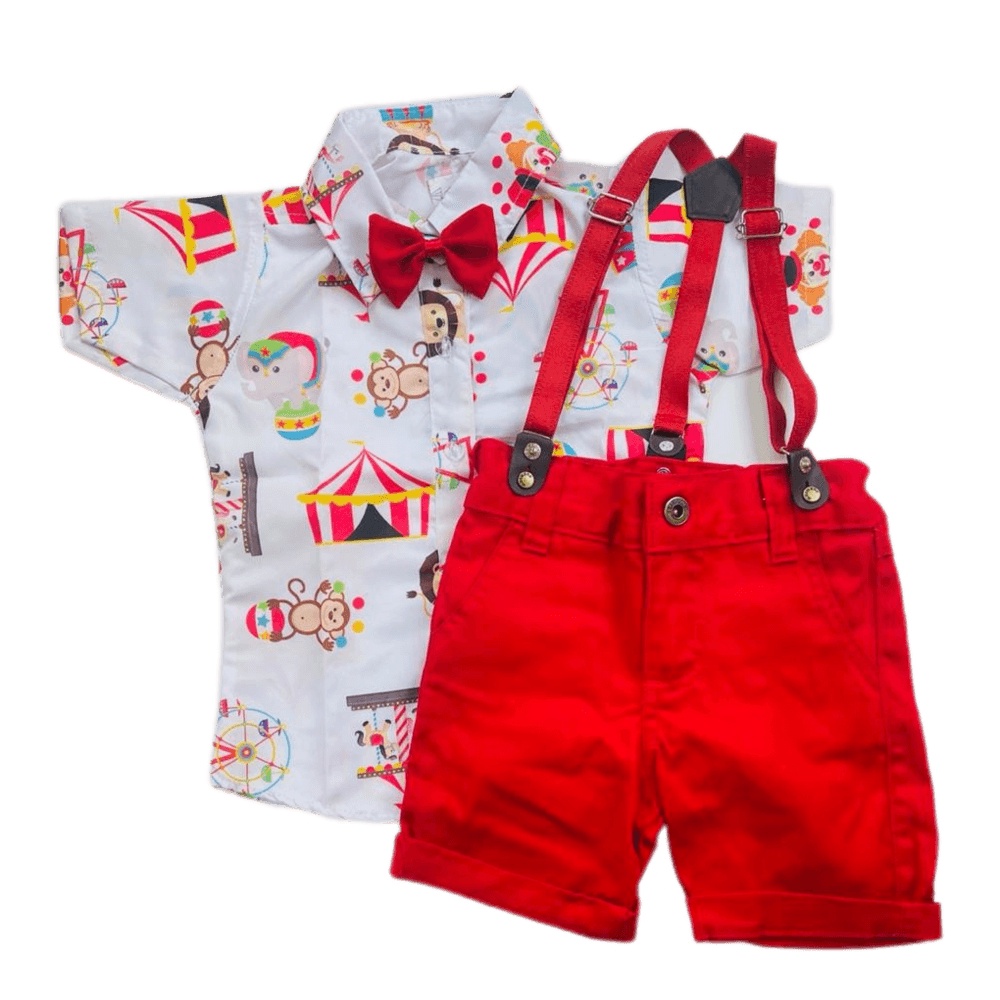 Roupas tema circo store infantil