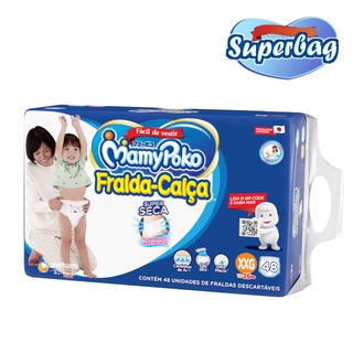 Super BAG FRALDA CALÇA Descartável Mamypoko - XXG - c/ 48 Unidades - Tecnologia Japonesa