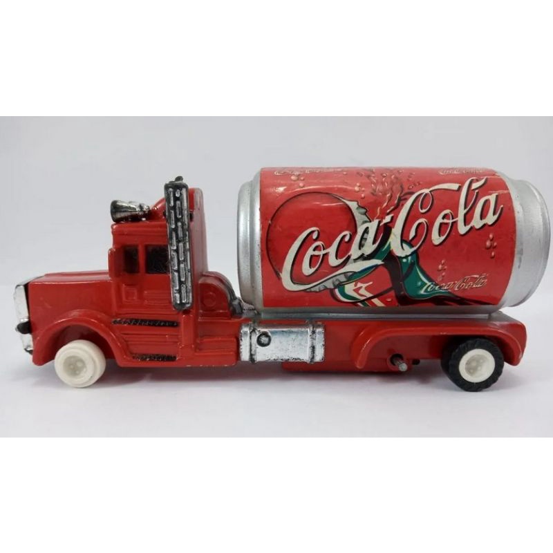 Brinquedo Carrinho Miniatura caminhão coca cola colecionável antigo