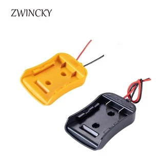Adaptador De Bateria ZWINCKY Para DeWALT 18V/20V Conector De Energia De Doca Com 14 Conectores De Fios Awg Acessórios Ferramentas