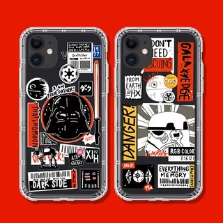 Moda Cool Star Wars IPhone 14 15 Pro MAX 13 mini 12 11 XS XR X 6s 7 8 Mais Capa Macia De Silicone Transparente