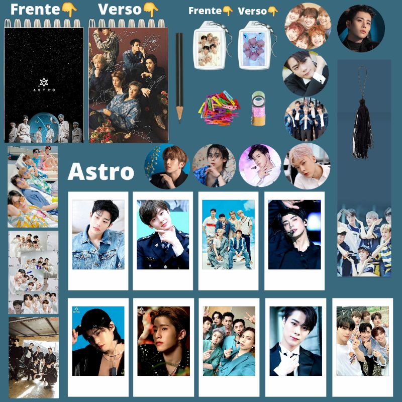 kit Astro kpop Personalizado 39 itens | Shopee Brasil