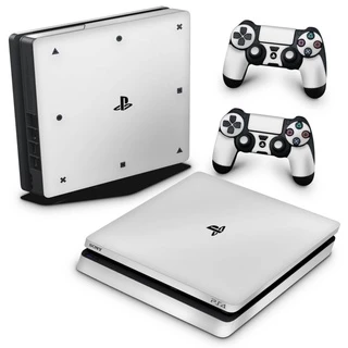 Skin PS4 Slim Adesivo - Branco