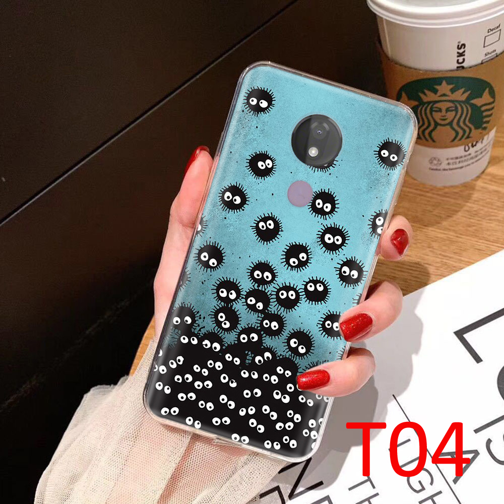 Ta48 Capa Transparente My Neighbor Totoro Para Motorola G6 Plus G7 G8 ...