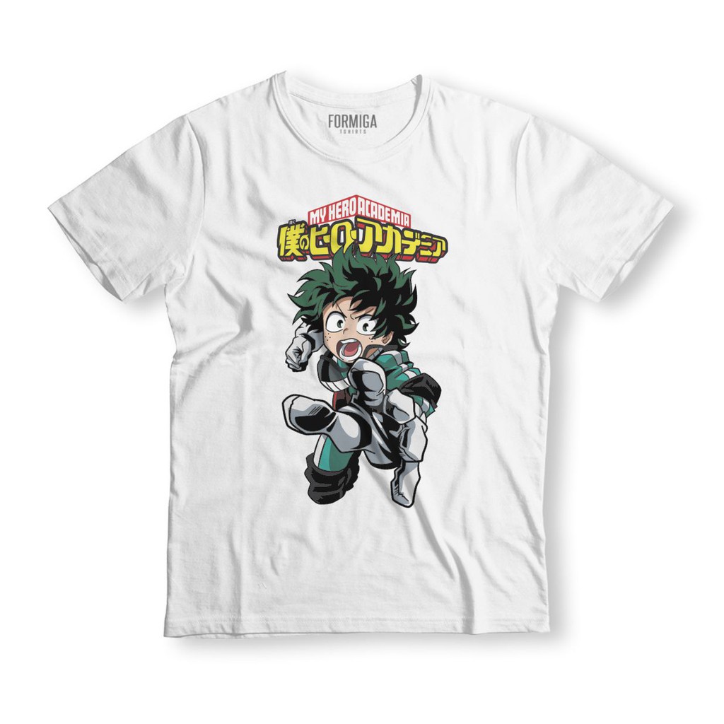 Camisa Camiseta Boku No Hero Academia My Hero Deku Izuku Midoriy Anime Geek Unissex Tshirt Blusa 0021